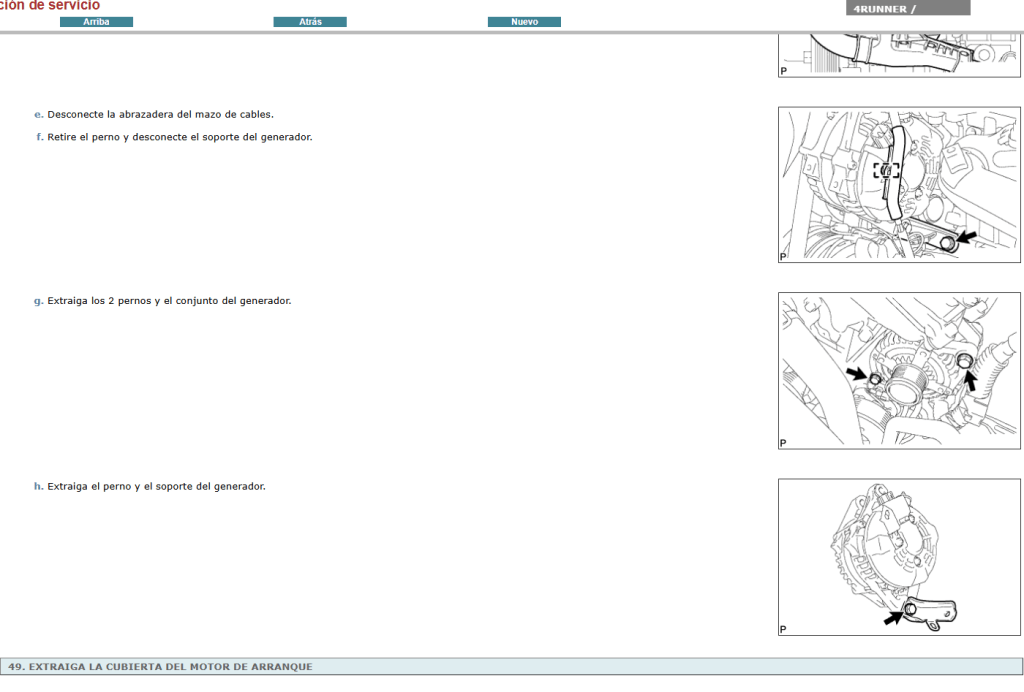 Guía de mantenimiento Toyota 4Ruuner 2014 en Español : consejos para el cuidado de tu vehículo.  
