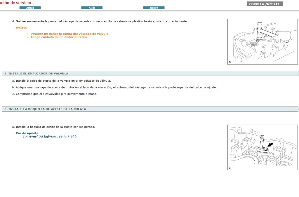 Manual de reparación Toyota Corolla en Español 2011: soluciones rápidas para problemas comunes.