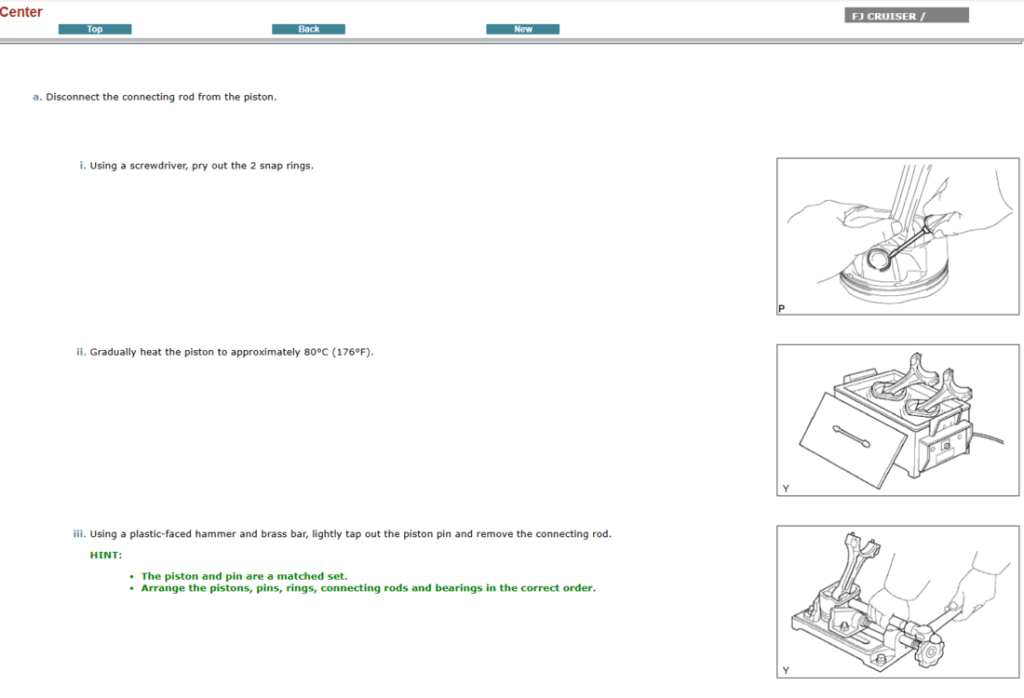 Manual de taller Toyota FJ Cruiser 2015: mantenimiento y reparación en un solo lugar.  
