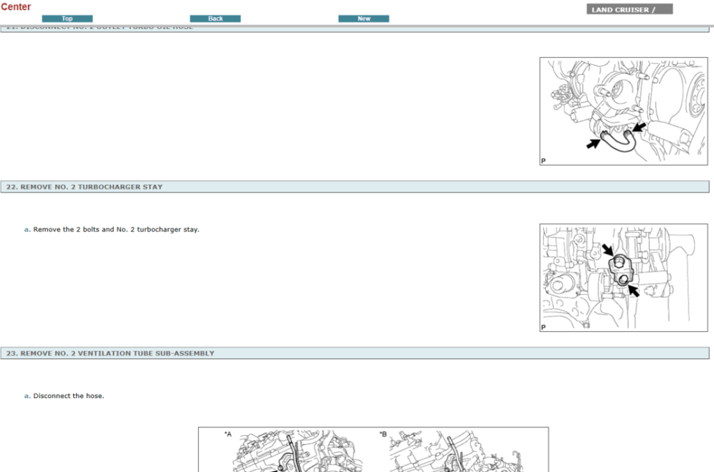 Reparación mecánica profesional con el manual de reparación Toyota Land Cruiser Prado J200 2015.  
