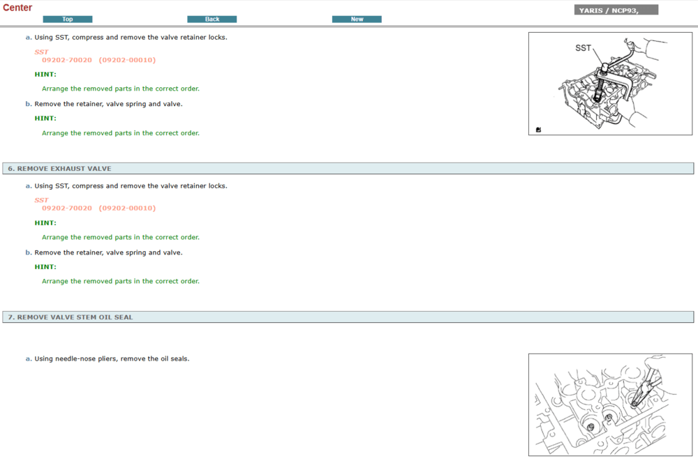 Manual de Taller y Reparación Interactivo Oficial para Toyota Yaris NCP90 (2012). Documento de servicio completo que incluye Diagramas Eléctricos y procedimientos de mantenimiento.