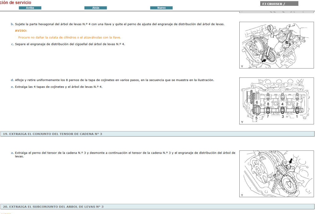 Manual de taller Toyota FJ Cruiser en Español 2009: todo lo que necesitas para el servicio de tu coche.  
