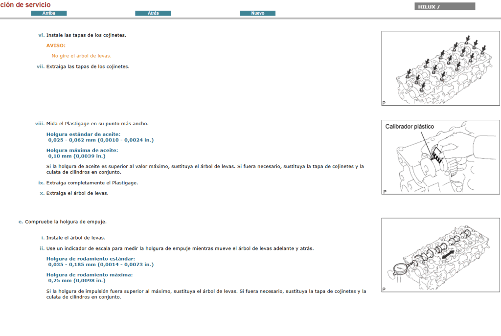 Guía de reparación Toyota Hilux en Español 2005-2012: pasos sencillos para reparaciones complejas."  
