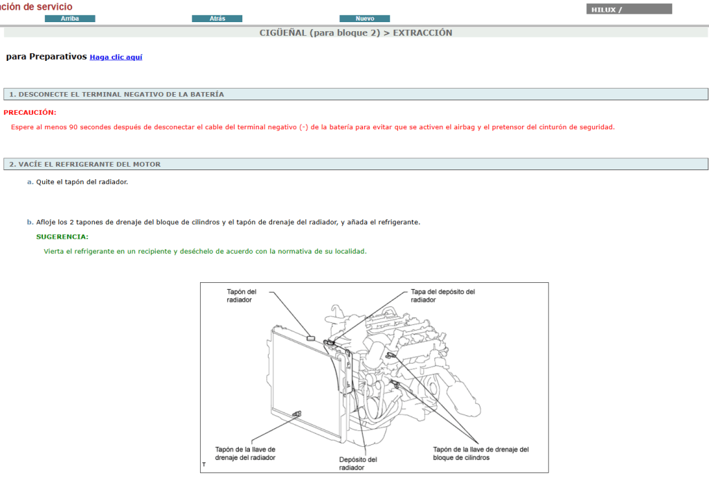 Manual de taller Toyota Hilux 2012 Español: mantenimiento y reparación en un solo lugar.  
