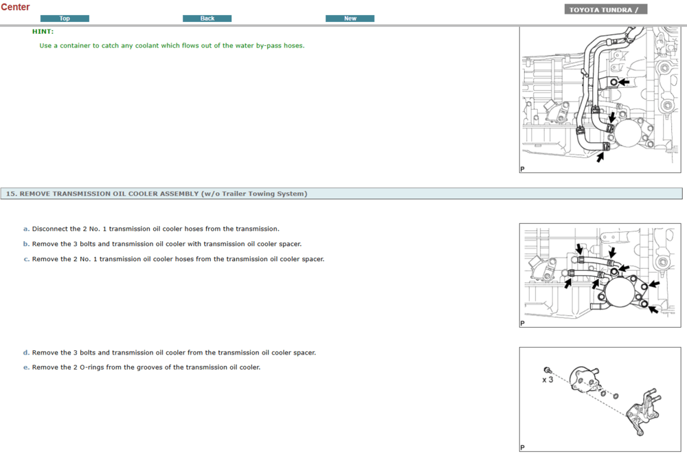 Manual de servicio Toyota Tundra 2010: diagnóstico y reparación de problemas técnicos.