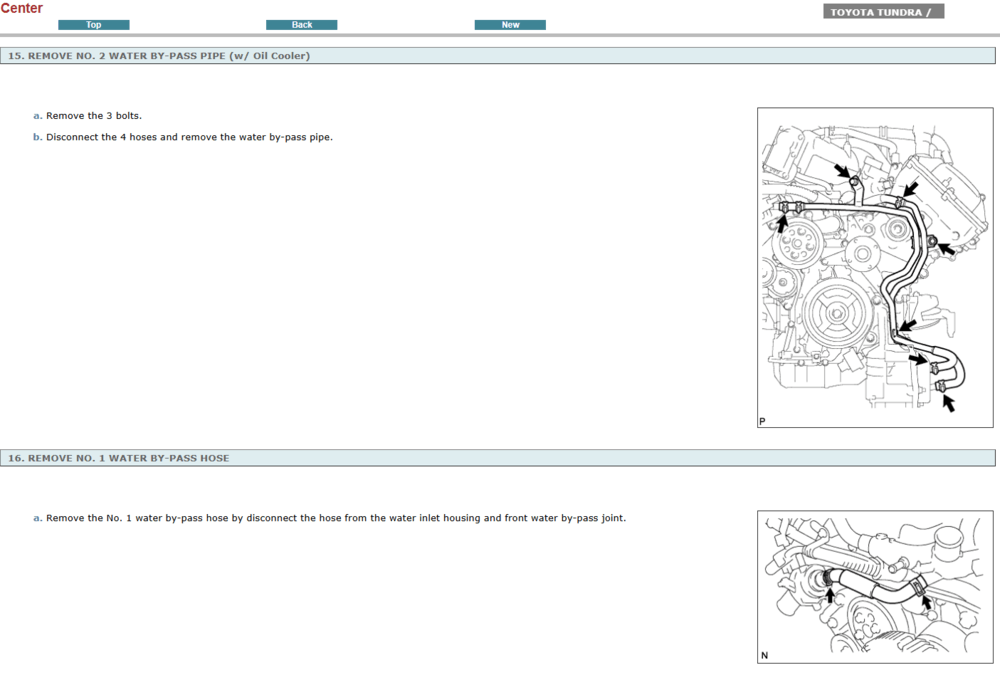 Manual de servicio Toyota Tundra 2013: diagnóstico y reparación de problemas técnicos."  
