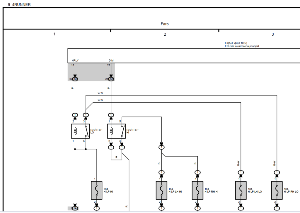 Reparación de cableado dañado por corrosión en vehículos Toyota 4Runner 2015 Español.