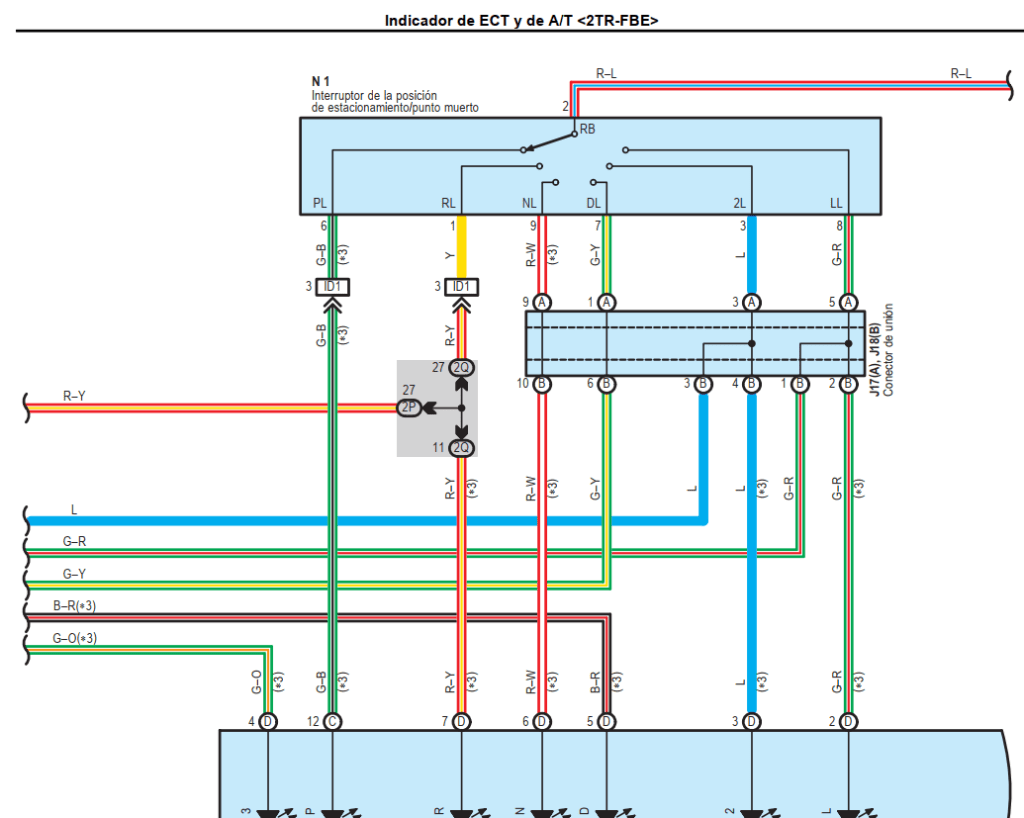 Manual de servicio eléctrico Toyota Fortuner Hilux SW4 Español 2011 con ubicación de fusibles y relés.