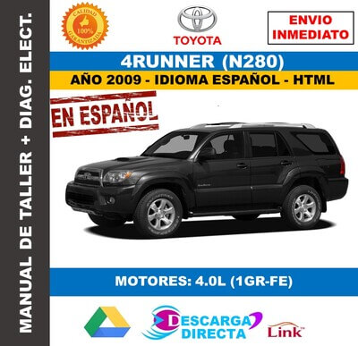 Manual de Taller Toyota 4Runner (2006-2009) Español – Descarga Directa