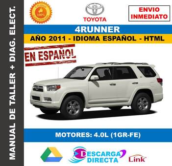 Toyota 4Runner Manual de Taller (2011) Español Descarga Oficial