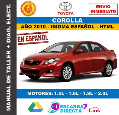 Manual de Taller y Servicio Toyota Corolla 2010 Español