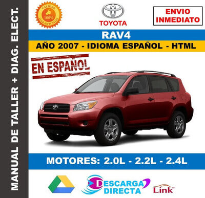 Manual de Taller y Servicio Toyota Rav4 2007&nbsp;Español