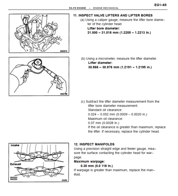 Reparación mecánica profesional con el manual de reparación Toyota Camry 1992-1997 PDF.
