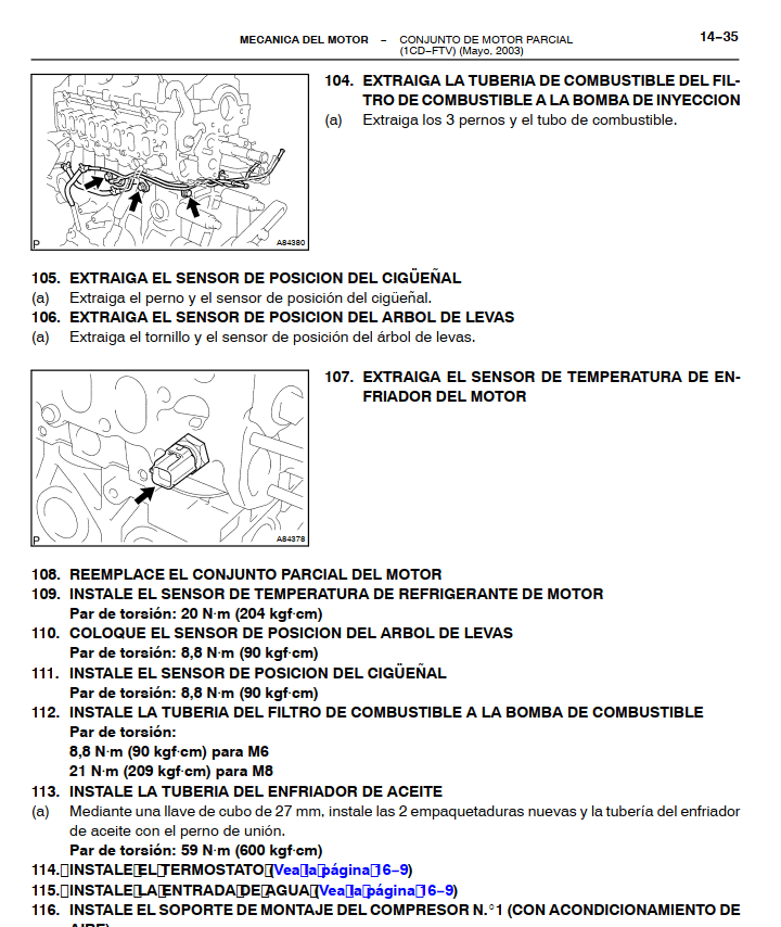 Reparación de transmisión Toyota Corolla 2002-2008 Español PDF: especializada con el manual de servicio."  
