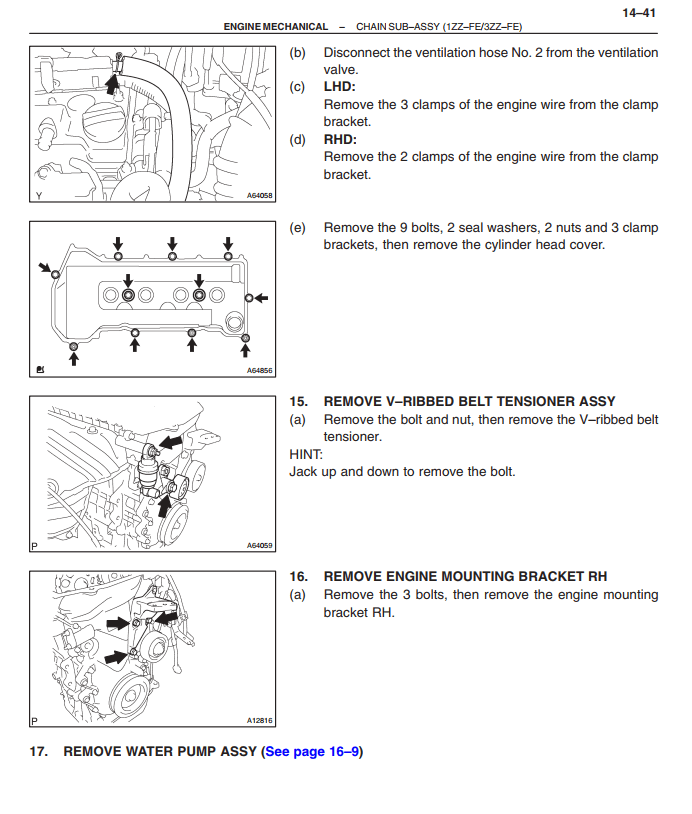 Manual de servicio Toyota Corolla Verso 2003-2009: diagnóstico y reparación de problemas técnicos.  
