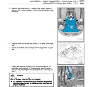 Reparación de transmisión eficaz con el manual de servicio Audi A5 S5 RS5 2007-2017.