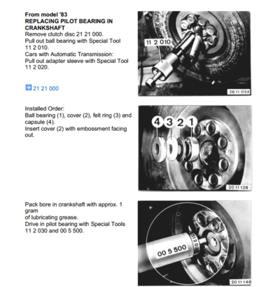 Guía paso a paso para reparar el BMW Serie 7 (E23) 1977-1987, con herramientas recomendadas.
