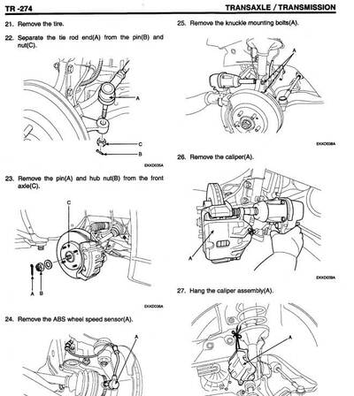 Manual de reparación del Hyundai Elantra 2004-2006, con herramientas recomendadas y procedimientos.