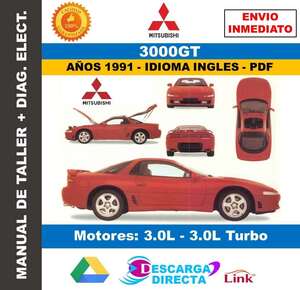 Manual de Taller y Servicio Mitsubishi 3000GT 1991 PDF