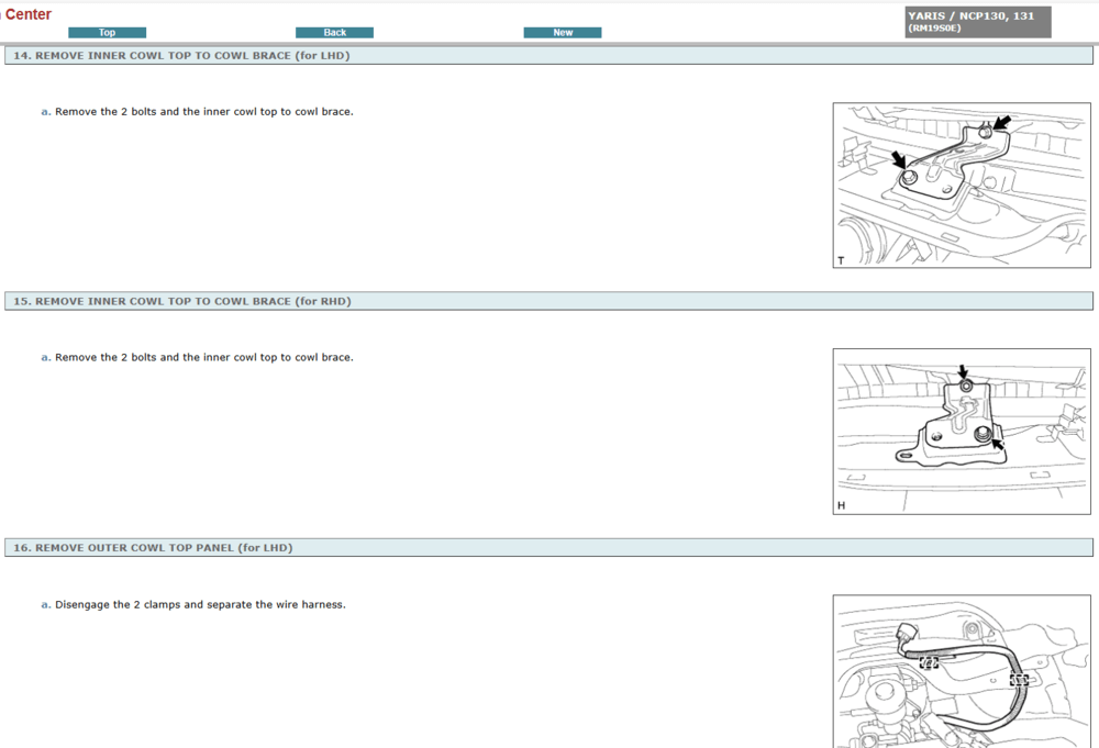 Guía de mantenimiento Toyota Yaris XP130 NCP130 2011-2018: consejos para el cuidado de tu vehículo.  
