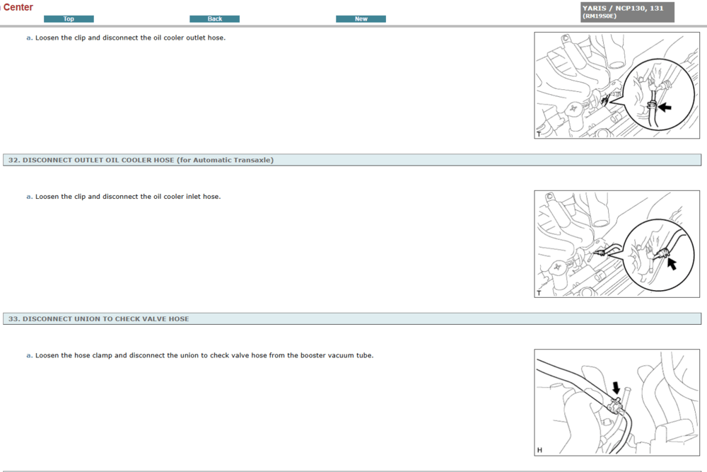 Manual de servicio Toyota Yaris XP130 NCP130 2011-2018: diagnóstico y reparación de problemas técnicos.  
