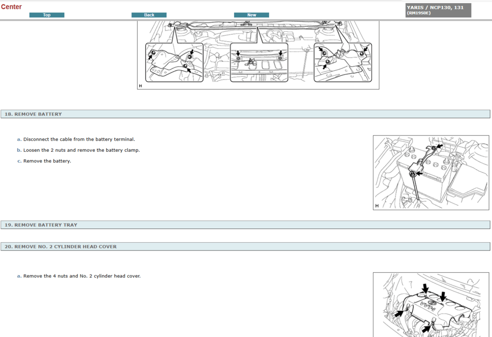 Manual de taller Toyota Yaris XP130 NCP130 2011-2018: todo lo que necesitas para el servicio de tu coche.  
