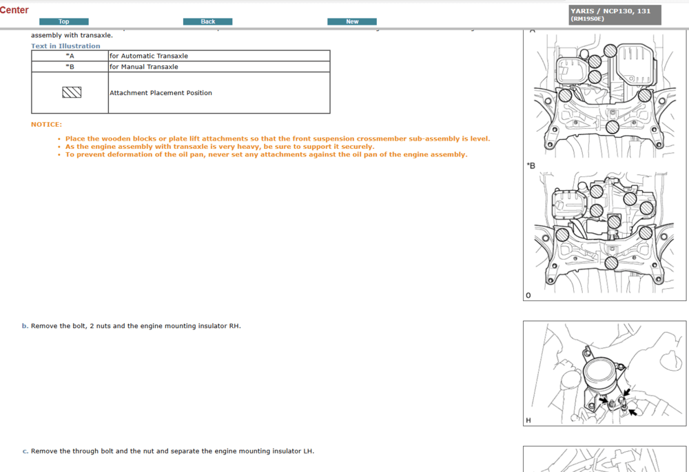 Guía de reparación Toyota Yaris XP130 NCP130 2011-2018: instrucciones claras para reparaciones exitosas.  
