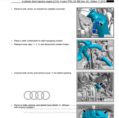 Guía de reparación Audi Q5 SQ5 2017-2020: instrucciones claras para reparaciones exitosas.