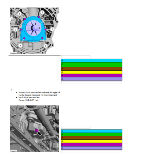 Guía visual y textual para la reparación mecánica del Ford Bronco 2020-2023.

