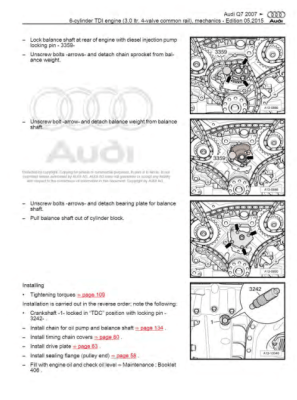 Manual de taller Audi Q7 2007-2015: la mejor herramienta para reparaciones mecánicas.