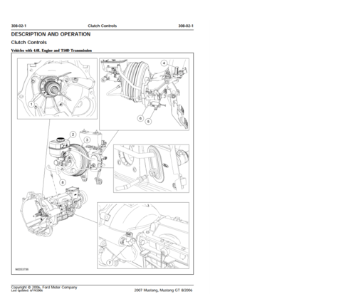 Manual de Taller para Ford Mustang 2005-2009 con imagenes y textos de excelente calidad