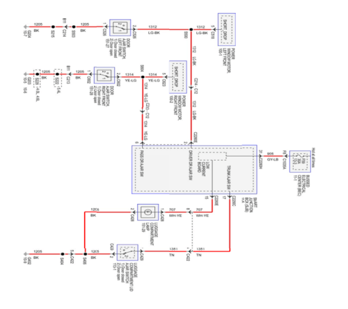 Manual de diagramas eléctricos para el Ford Mustang 2005-2009.
