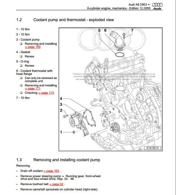 Guía de mantenimiento Audi A8 S8 2003-2010: consejos para el cuidado de tu vehículo.