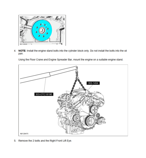 Reparación del motor del Ford F-150 2009-2014 con imagenes y textos de excelente calidad visual en PDF
