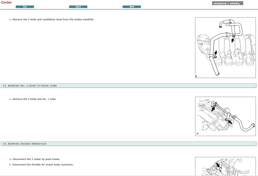 Manual de servicio Toyota Sequoia 2010: diagnóstico y reparación de problemas técnicos.