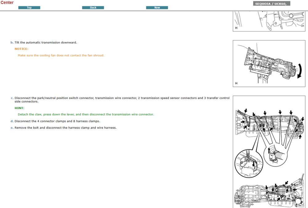 Manual de reparación del motor V8 (5.7L/4.6L) del Toyota Sequoia 2009. Guía de taller interactiva con especificaciones de servicio detalladas del motor.