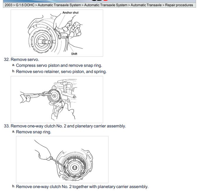 Manual de taller Kia Spectra 1.6L 1999-2003: la mejor herramienta para reparaciones de transmisión.