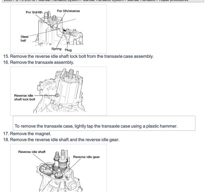 Reparación de motor Kia Spectra 1.6L 1999-2003: instrucciones precisas en el manual de servicio.