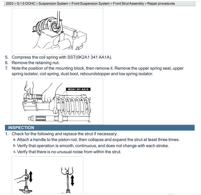 Manual de reparación Kia Spectra 1.6L 1999-2003: la guía más completa para técnicos.