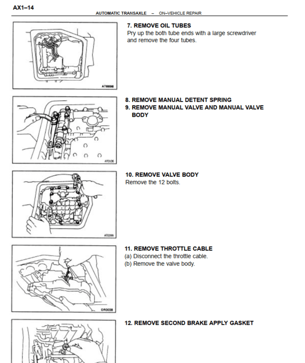 Reparación de transmisión Toyota Camry 1997-2001 PDF: eficaz con el manual de servicio.  
