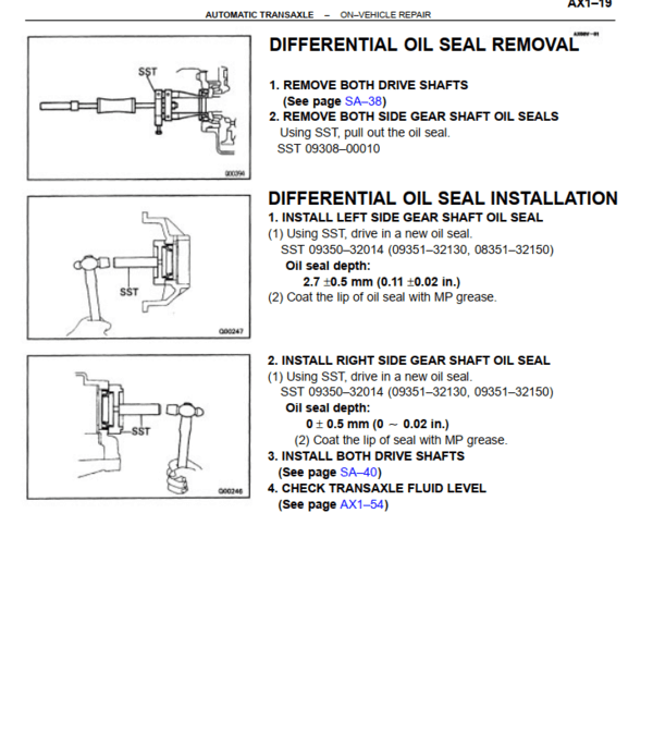 Manual de taller Toyota Camry 1997-2001 PDF: la mejor herramienta para reparaciones mecánicas.  
