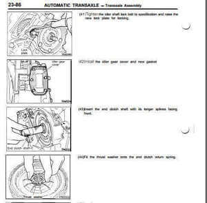 Manual de taller Mitsubishi para modelos 3000GT 1991.