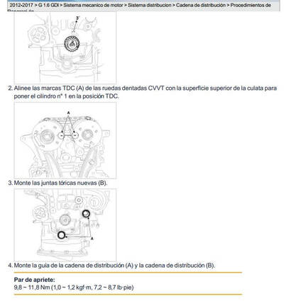 Guía de reparación Kia Rio UB 1.6L 2012-2017 Español: pasos sencillos para reparaciones complejas.