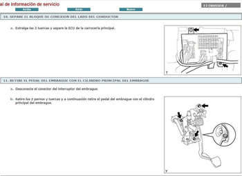 Reparación de transmisión Toyota FJ Cruiser en Español 2012: eficaz con el manual de servicio.  
