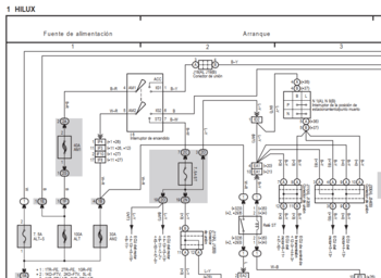 Guía de cableado Toyota Hilux 2012 Español: evita errores en instalaciones eléctricas.
