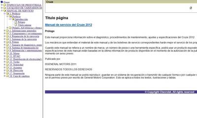 Guía paso a paso para la reparación del Chevrolet Cruze 2012 en Español, con herramientas y procedimientos.
