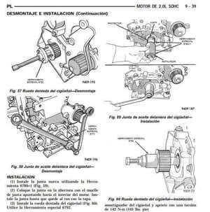 Reparación mecánica profesional con el manual de reparación Dodge Neon 1996-1999 en Español.