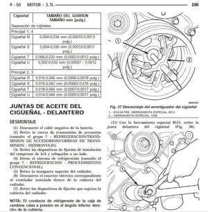 Reparación mecánica profesional con el manual de reparación Dodge Ram 2003 en Español.