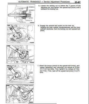Manual de taller Mitsubishi para modelos Galant 1989-1993.