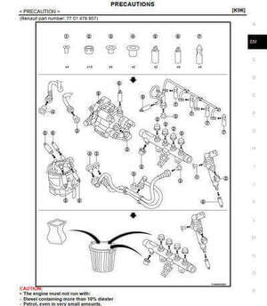 Reparación de transmisión Nissan Qashqai J11 2014-2018: especializada con el manual de servicio.
